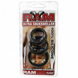 Ram Ultra Silicone Cocksweller (Black)