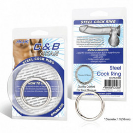 CB Gear Steel Cock Ring 1.5in