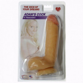 Adams Pleasure-Skin Cock 8in. (Natural)