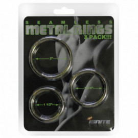 SI 3pk Metal Rings 2, 1.75 & 1.5in