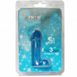 SI 3in Cock w/Balls Blue