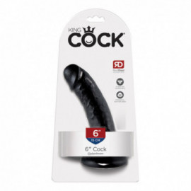 King Cock - 6in Cock Black