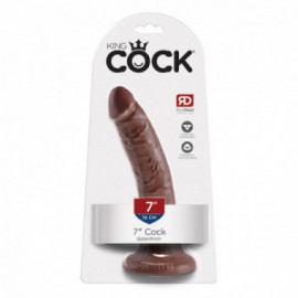 King Cock - 7in Cock Brown