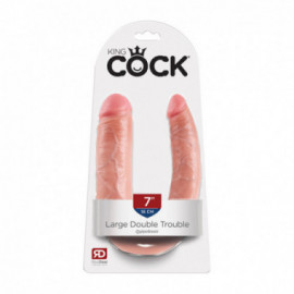 King Cock - Double Trouble Flesh Large