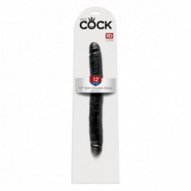 King Cock - 12in Slim Double Black