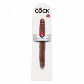 King Cock - 12in Slim Double Brown