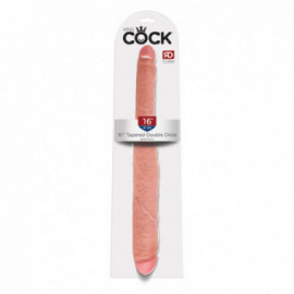 King Cock - 16in Tapered Double Flesh