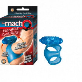 The Macho Vibrating Cocksling (Blue)