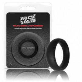 Rock Solid Silicone Black C Ring Small