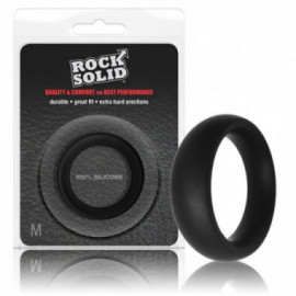 Rock Solid Silicone Black C Ring Medium