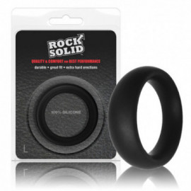 Rock Solid Silicone Black C Ring Large