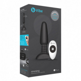 b-Vibe Rimming Remote Anal Plug (Black)