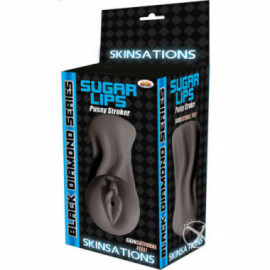 Skinsations Blk Dia Sugar Lips Stroker