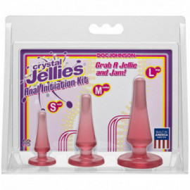 Crystal Jellies Anal Trainer Kit Pink