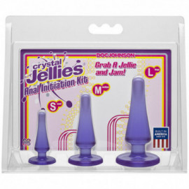 Crystal Jellies Anal Trainer Kit Purple