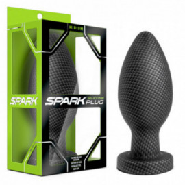 Spark - Silicone Plug - Med Carbon Fiber