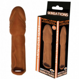 Skinsations Lat Husky Ext W/Scrotum 6.5