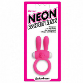 Neon Rabbit Ring Pink