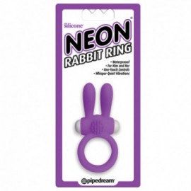 Neon Rabbit Ring Purple