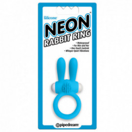 Neon Rabbit Ring Blue