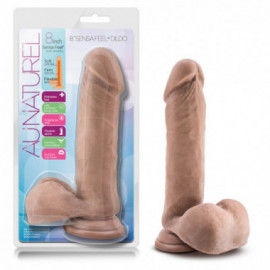 Au Naturel - 8in Sensa Feel Dildo Latin