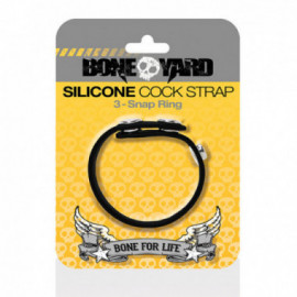 Boneyard Cock Strap Black