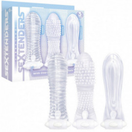 The 9's Vibrating Sextenders, 3pk