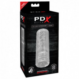 PDX ELITE EZ Grip Stroker Clear