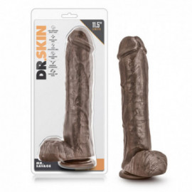 Dr. Skin - Mr. Savage 11.5in Dildo Choc