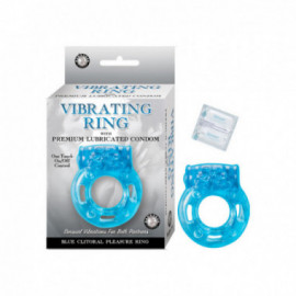 Vibrating Clitoral Pleasure Ring Bl