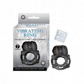 Vibrating Pulsating Erection Keeper Bk