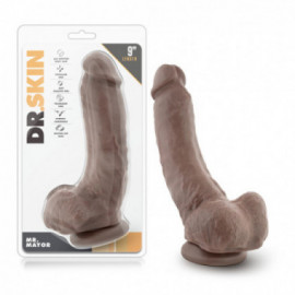 Dr. Skin - Mr. Mayor 9in Dildo Chocolate