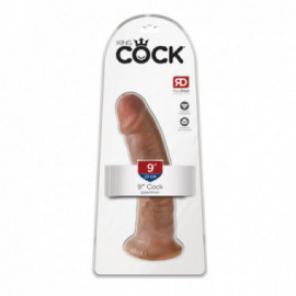 King Cock 9in Cock - Tan