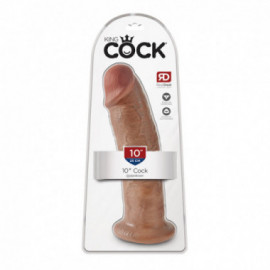 King Cock 10in Cock - Tan