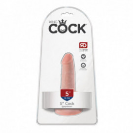 King Cock 5in Cock - Flesh