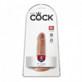 King Cock 5in Cock - Tan