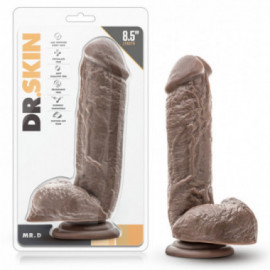 Dr. Skin - Mr. D - 8.5in Dildo Chocolate