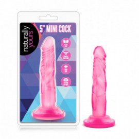 Naturally Yours - 5in Mini Cock - Pink