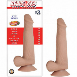 Realcocks Dual Layered No.3 7.5in Flesh