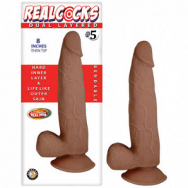 Realcocks Dual Layered No.5 8in Thin Brn