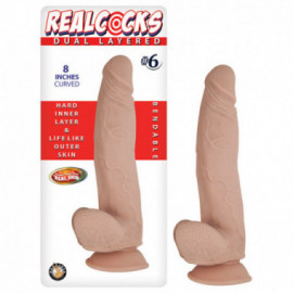 Realcocks Dual Layered No.6 8in Curved Fl