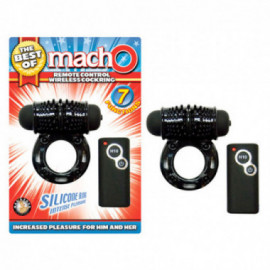 The Best Of Macho W/L RC Cock Ring Blk