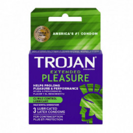 Trojan Extended Pleasure 3pk