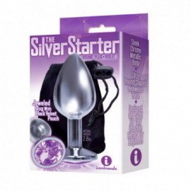 The 9's Silver Starter Steel Plug Violet