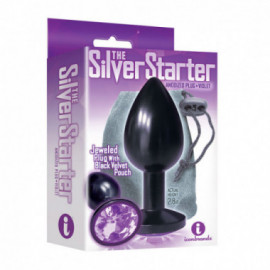 The 9's Silver Starter Black Plug Violet