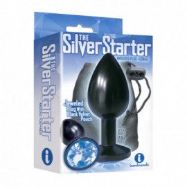 The 9's Silver Starter Black Plug Cobalt