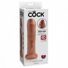 King Cock 7in Uncut Tan