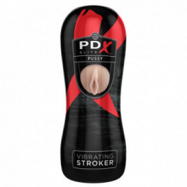 PDX ELITE Vibrating Stroker Pussy