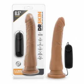 Dr. Skin - 8.5in Vib Cock w/Suc Cup Mcha