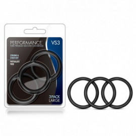 Performance - VS2 Sili Cockrings Lg Blk